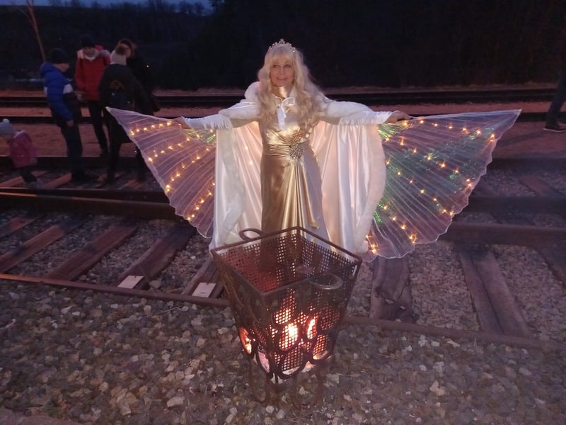 Advent am Bahnhof