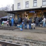 Advent am Bahnhof