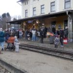 Advent am Bahnhof