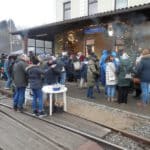 Advent am Bahnhof