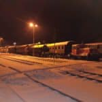 Winterstimmung beim Heizhaus