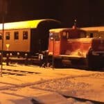 Winterstimmung beim Heizhaus