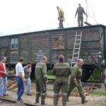 Abholung eines G10 Güterwagens