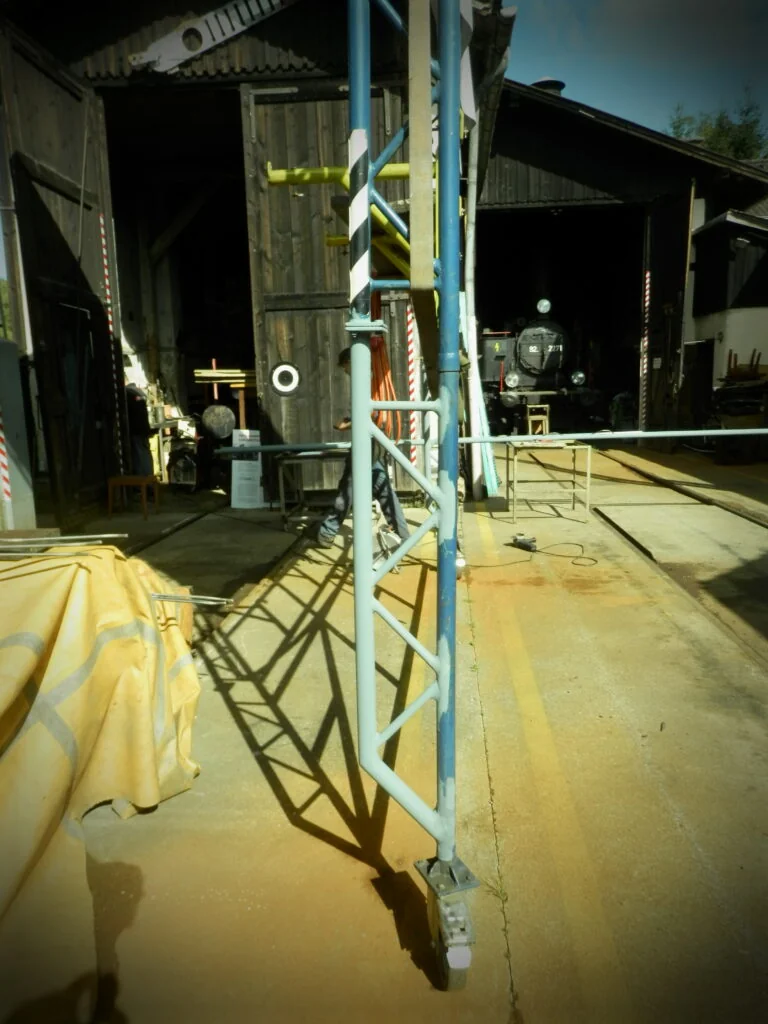 Arbeitstunnel: Die noch fehlenden Portalverstärkungen sind fertig.